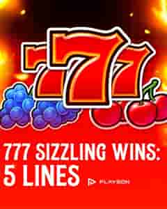 777 Sizzling Wins: 5 lines