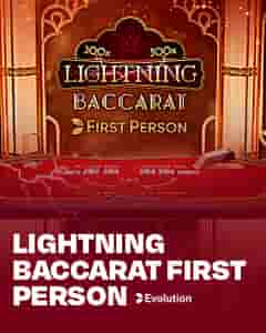 First Person Lightning Baccarat